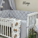 Set lenjerie Patut BebeCopii 6 piese Teddy gri (3)